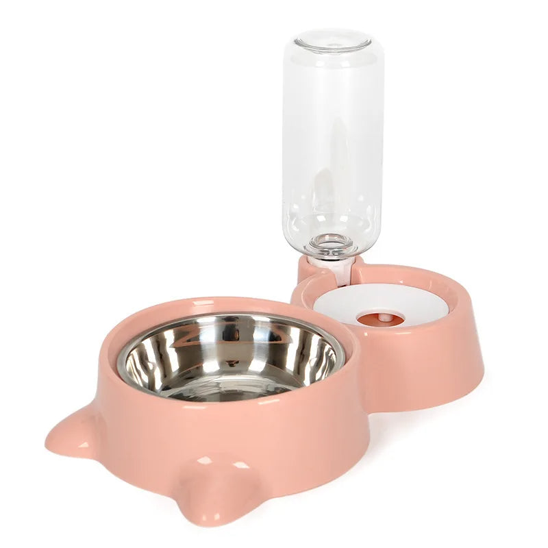 Automatic Pet Food & Water Feeder Container