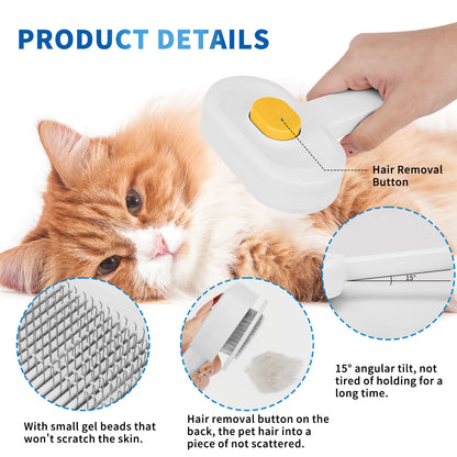Efficient Universal Pet Hair Removal Comb, Gently Smoothing