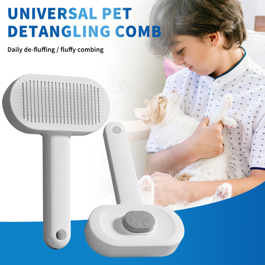 Efficient Universal Pet Hair Removal Comb, Gently Smoothing