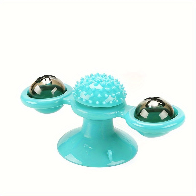 Teeth Middle Ball, Smart Kitten Rotating Spinner Exercise Toy, Toothbrush & Massager