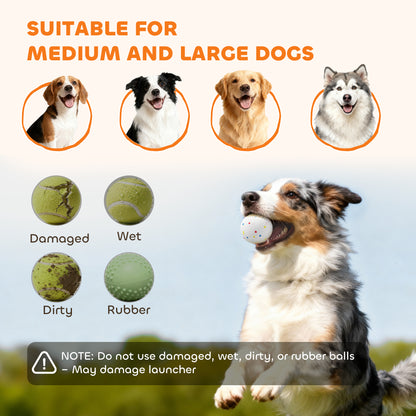 Automatic Dog Ball Launcher with 26-79 FT Distance
