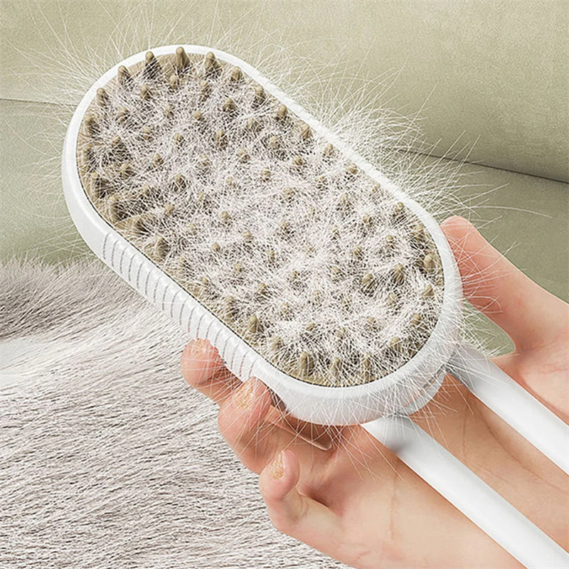 Cat Steam Brush Steamy Dog Brush Electric Spray Cat Hair Brushes